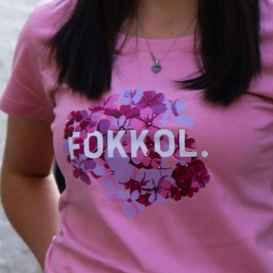 fOKKOL Ladies Dusty Pink Lente T-Shirt