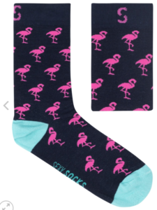 Sexy Socks Cotton Range Flamingo