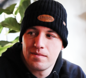 fOKKOL Leather Patch Beanie