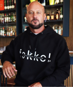 fOKKOL Unisex Hoodie Swart Wit Fancy