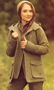 Boerboel Ladies Kalahari Parka Jacket Olive