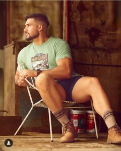 Men's Premium Cotton T-Shirt Printed Mint "Hoort"