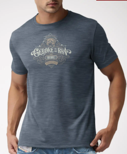 Boerboel Premium T-Shirt Printed - Blue Melange "Gebore"