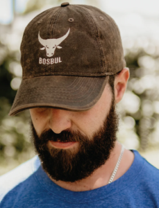 Brown and Cream Oilskin - Bosbul Cap