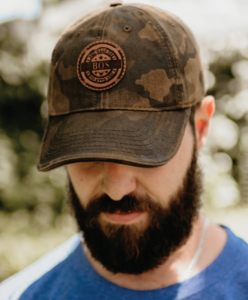 Bosbul Camo Oilskin Leather Patch - Nou Gaan Ons Bos