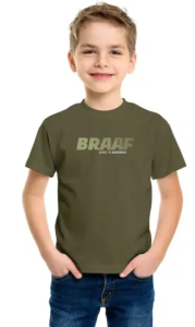 Boerboel Kids T-Shirt 3D Print - Olive
