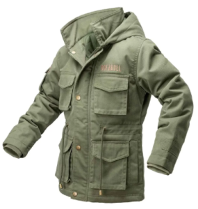 Boerboel Kids Parka Jacket - Olive