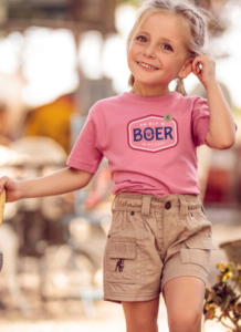 Boerboel Girls Pink T-Shirt Printed "Boer"