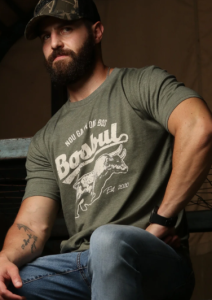 Bosbul Olive Melange T-Shirt Nou Gaan Ons Bos