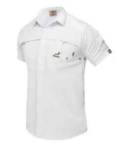 Boerboel Men's Gariep Shirt S/S - White (Licensed Springbok)