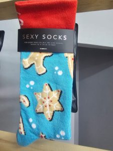 Sexy Sox Christmas Cookies Socks