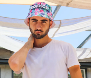 fOKKOL Floral Bucket Hat - White