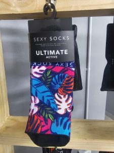 Sexy Sox Tropical Leaves Socks