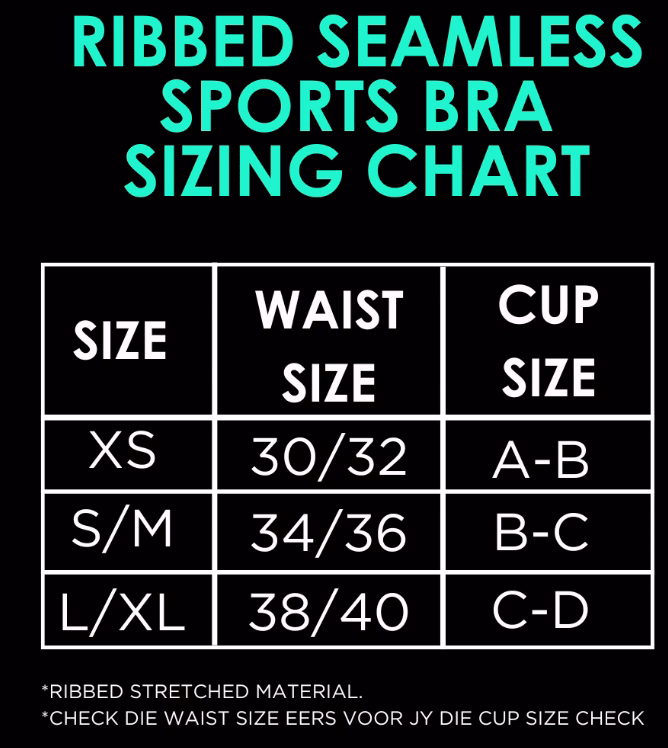 fOKKOL Ribbed Seamless Sports Bra; Midnight Black - Image 2