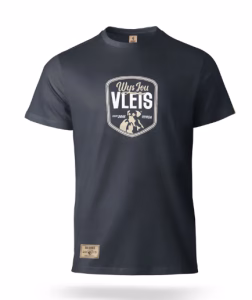 Boerboel Men's T-Shirt - Printed "Wys Jou Vleis" Petrol Blue