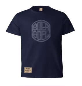 Boerboel Kids T-Shirt - Printed Bevel "Boerboel" Navy