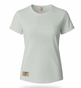 Boerboel Ladies T-Shirt - Embroidered Melange Sage