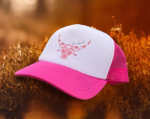 Bosbok Pink & White Trucker Cap